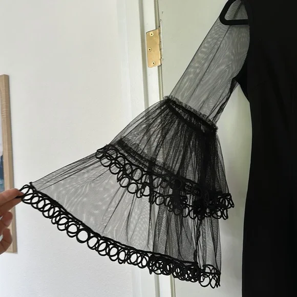 VICI Here She Comes Lace Bell Sleeve Dress - Picture 5 of 11